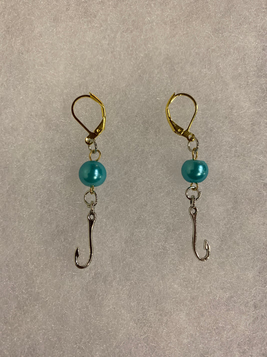 Fish hook earrings