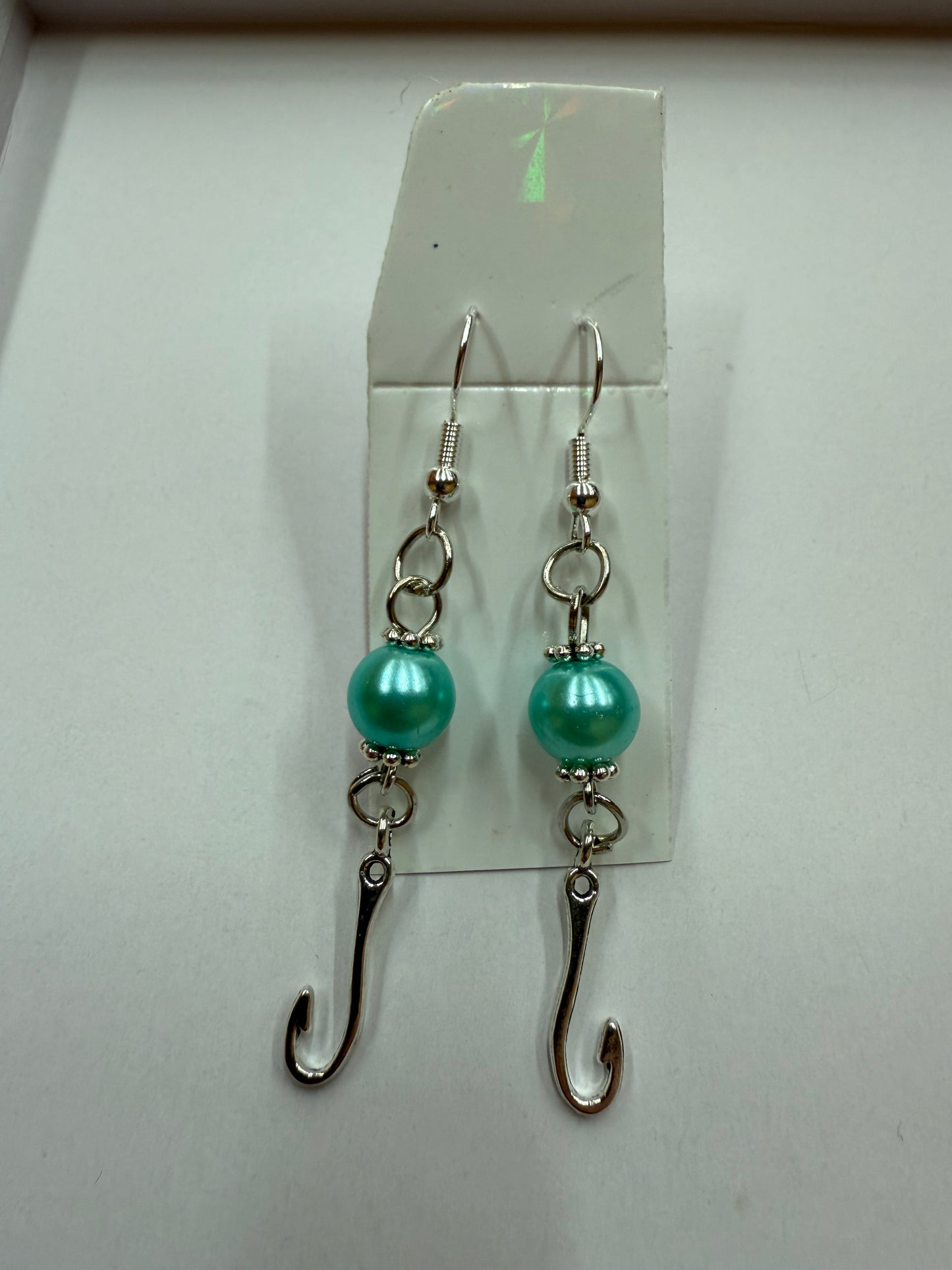 Fish hook earrings